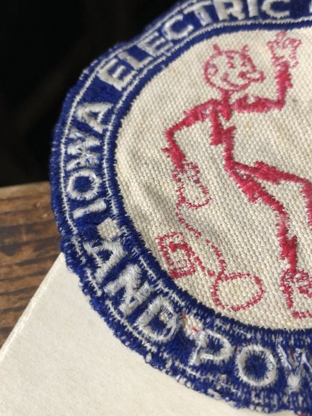 画像4: 40s〜50s era Vintage REDDY KILOWATT Original Advertising Wappen (R508) (4)