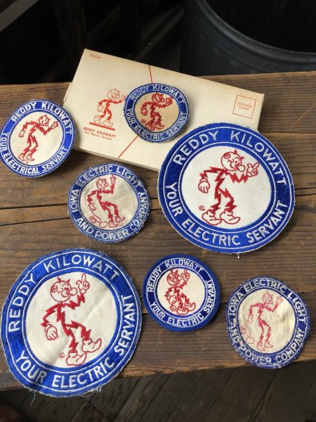 画像6: 〜50s 60s era Vintage REDDY KILOWATT Original Advertising Wappen (R507) (6)