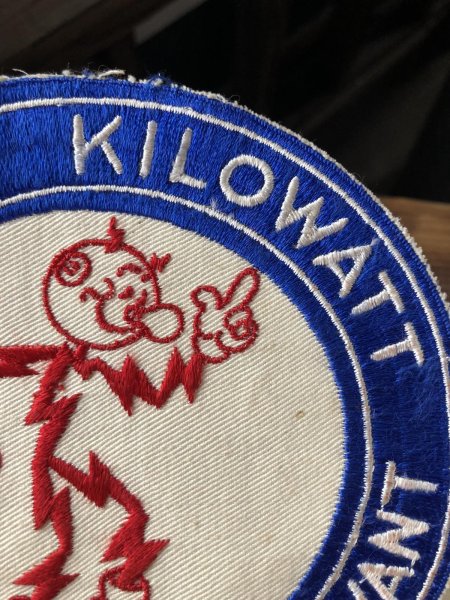 画像2: 〜50s 60s era Vintage REDDY KILOWATT Original Advertising Wappen (R505) (2)