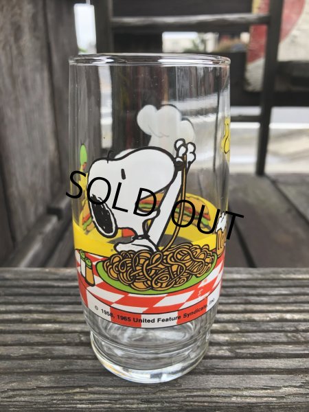 画像4: 70s Vintage Glass Anchor Hocking Snoopy Sandwich & Pasta  (R497) (4)