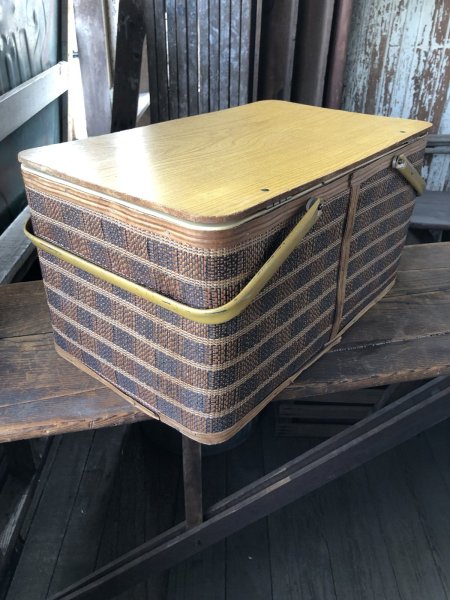画像8: Vintage USA Picnic Basket (R520) (8)