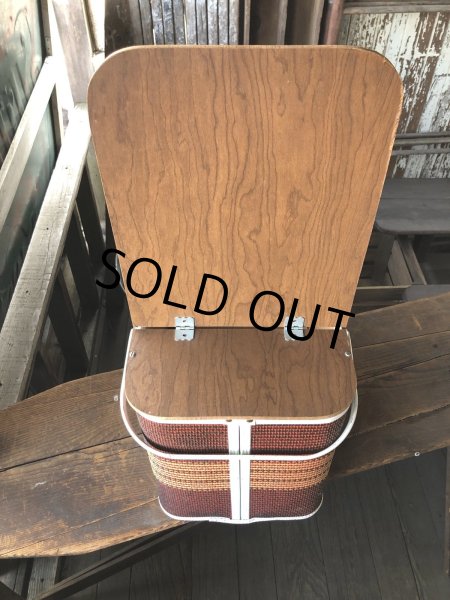 画像8: Vintage USA Picnic Basket (R523) (8)