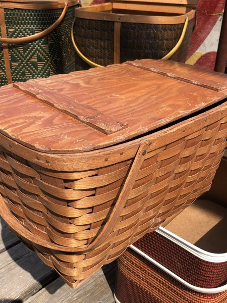 画像15: Vintage USA Picnic Basket (R525) (15)