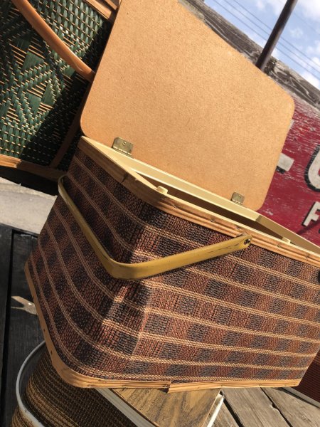 画像19: Vintage USA Picnic Basket (R520) (19)