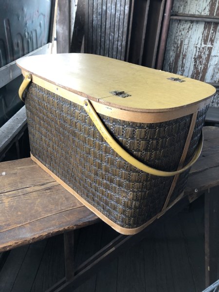 画像6: Vintage USA Picnic Basket (R519) (6)