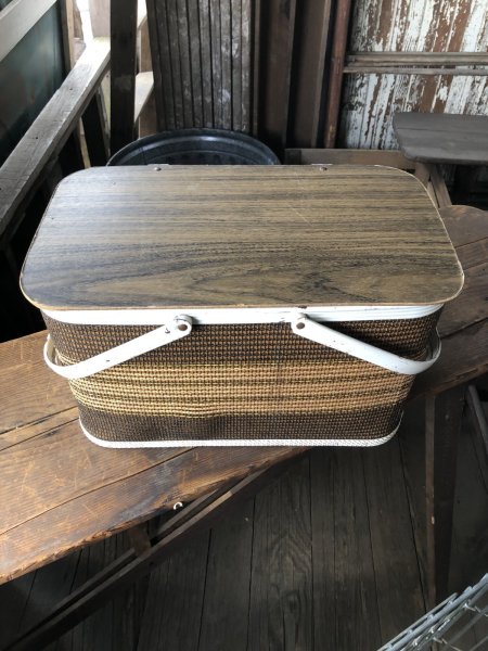 画像10: Vintage USA Picnic Basket (R521) (10)