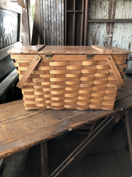画像10: Vintage USA Picnic Basket (R525) (10)