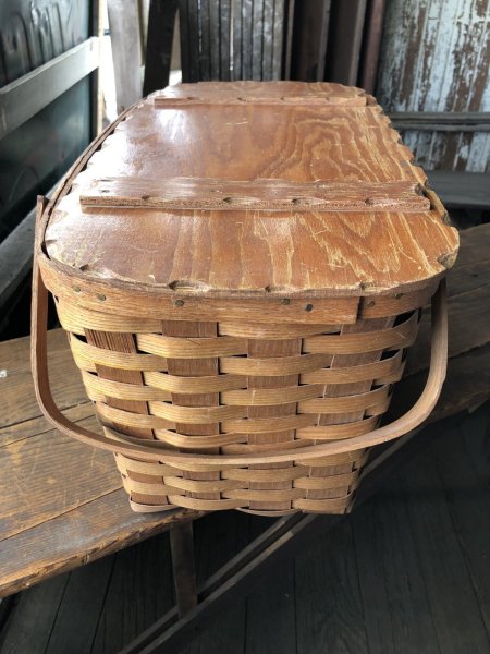 画像9: Vintage USA Picnic Basket (R525) (9)
