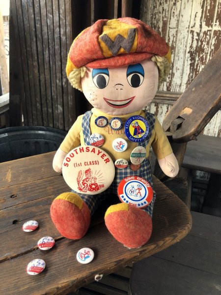 画像4: Vintage REDDY KILOWATT Original Advertising Pinback Button Badge (R510) (4)