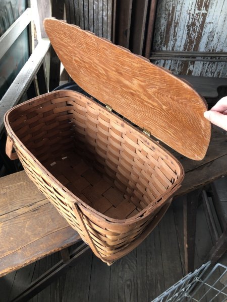 画像6: Vintage USA Picnic Basket (R525) (6)