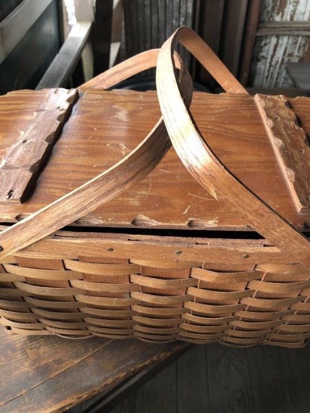 画像14: Vintage USA Picnic Basket (R525) (14)