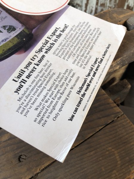 画像2: 〜80s Vintage Cardboard Sign Heilman's Special Export Beer (R530) (2)