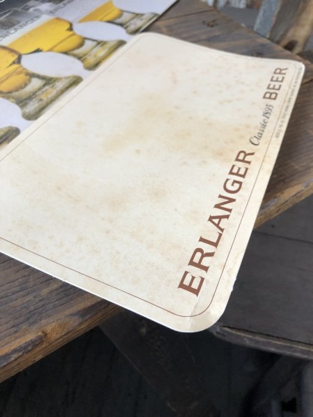 画像2: 80s Vintage Cardboard Sign BRLANGER Beer (R541) (2)