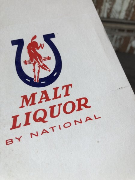 画像3: 70s Vintage Cardboard Sign Colt 45 Beer (R533) (3)