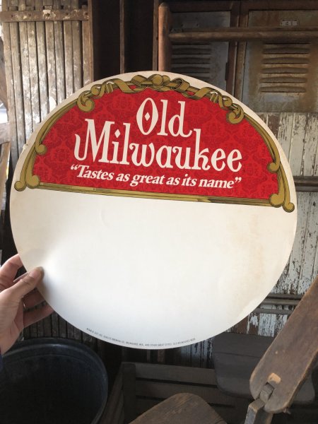 画像7: 70s Vintage Cardboard Sign Old Milwaukee Beer (R535) (7)