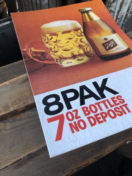 画像3: 70s Vintage Cardboard Sign Schlitz Beer (R532) (3)