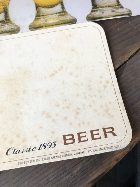 画像5: 80s Vintage Cardboard Sign BRLANGER Beer (R541) (5)
