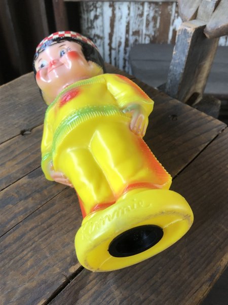 画像7: 60s Vintage Kimmie Native Plastic Coin Bank (R544) (7)