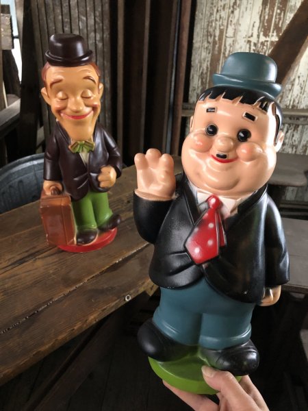 画像8: 1972 Vintage Larry Harmon's Laurel and Hardy Play Pal Piggy Banks (R548) (8)