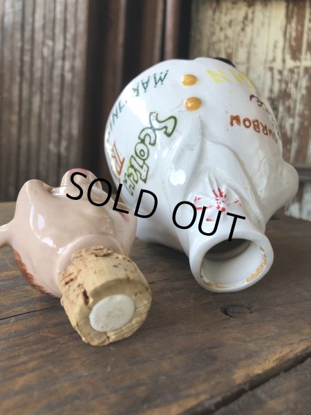 画像7: Vintage Bartender Ceramic Decanter Bottle Made in Japan (R549) (7)