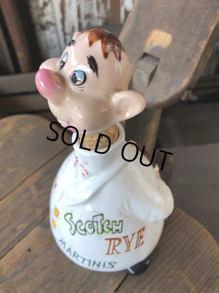 画像20: Vintage Bartender Ceramic Decanter Bottle Made in Japan (R549) (20)