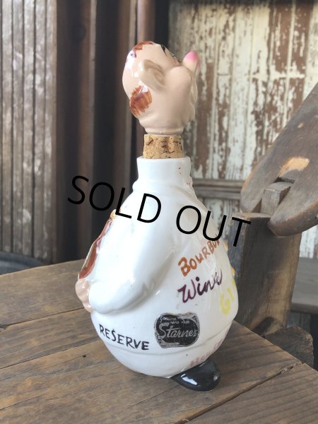 画像2: Vintage Bartender Ceramic Decanter Bottle Made in Japan (R549) (2)