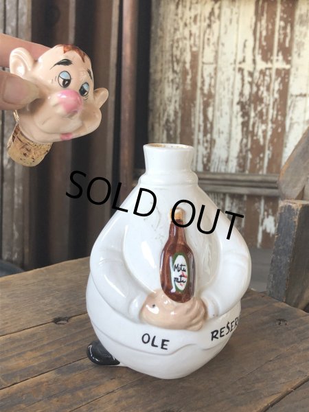 画像21: Vintage Bartender Ceramic Decanter Bottle Made in Japan (R549) (21)