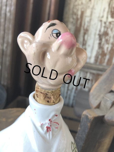 画像15: Vintage Bartender Ceramic Decanter Bottle Made in Japan (R549) (15)