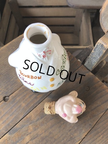 画像6: Vintage Bartender Ceramic Decanter Bottle Made in Japan (R549) (6)