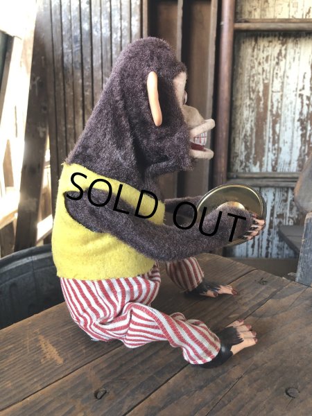 画像8:  Vintage Musical Jolly Chimp Cymbal Monkey Japan (R557) (8)