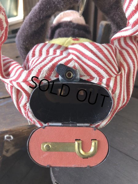 画像10:  Vintage Musical Jolly Chimp Cymbal Monkey Japan (R557) (10)