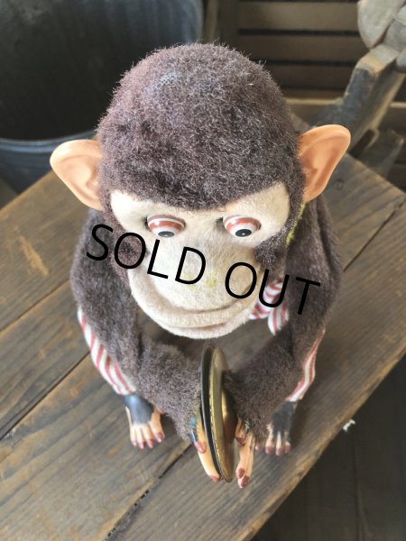 画像12:  Vintage Musical Jolly Chimp Cymbal Monkey Japan (R557) (12)