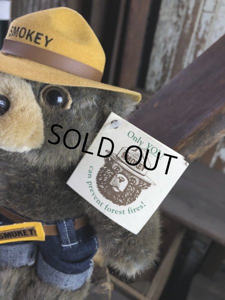 画像3: Vintage Smokey The Bear Plush Doll 23cm (R552) (3)