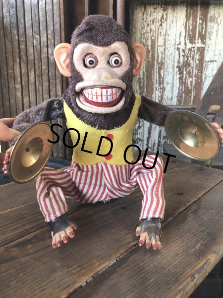 画像2:  Vintage Musical Jolly Chimp Cymbal Monkey Japan (R557) (2)
