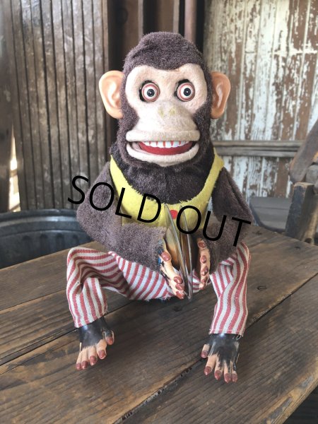 画像13:  Vintage Musical Jolly Chimp Cymbal Monkey Japan (R557) (13)