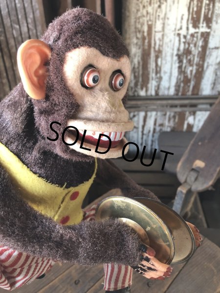 画像4:  Vintage Musical Jolly Chimp Cymbal Monkey Japan (R557) (4)