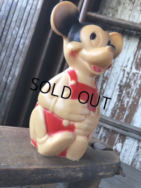 画像6: 60s Vintage Walt Disney Walter J Jamieson Inc Mickey Mouse Rubber Doll (R558) (6)