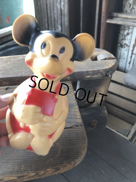 画像11: 60s Vintage Walt Disney Walter J Jamieson Inc Mickey Mouse Rubber Doll (R558) (11)