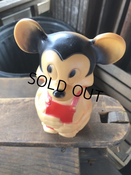 画像7: 60s Vintage Walt Disney Walter J Jamieson Inc Mickey Mouse Rubber Doll (R558) (7)