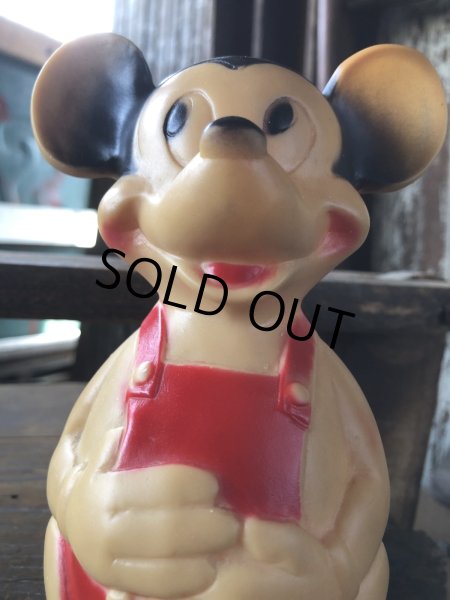 画像10: 60s Vintage Walt Disney Walter J Jamieson Inc Mickey Mouse Rubber Doll (R558) (10)