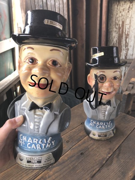 画像14: 70s Vintage Charlie McCarthy Jim Beam Decanter (R223) (14)