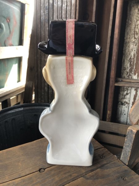 画像4: 70s Vintage Charlie McCarthy Jim Beam Advertising Decanter Bottle (R560) (4)