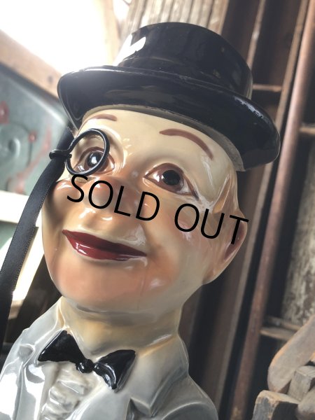 画像18: 70s Vintage Charlie McCarthy Jim Beam Advertising Decanter Bottle (R560) (18)