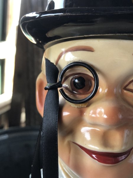画像2: 70s Vintage Charlie McCarthy Jim Beam Advertising Decanter Bottle (R560) (2)