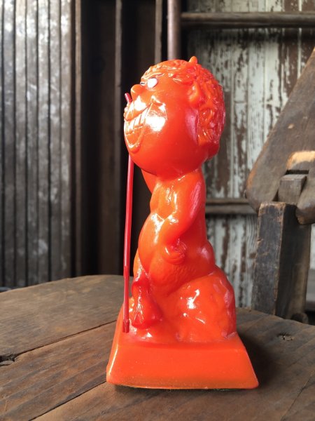 画像3: 70s Vintage Message Doll Red Devil " I'm a Horny Little Devil " (R562)  (3)