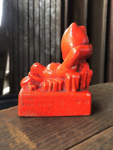 画像5: 60s Vintage Message Doll Red Devil " Keep Smiling " (R561)  (5)