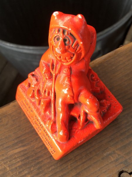 画像8: 60s Vintage Message Doll Red Devil " Keep Smiling " (R561)  (8)