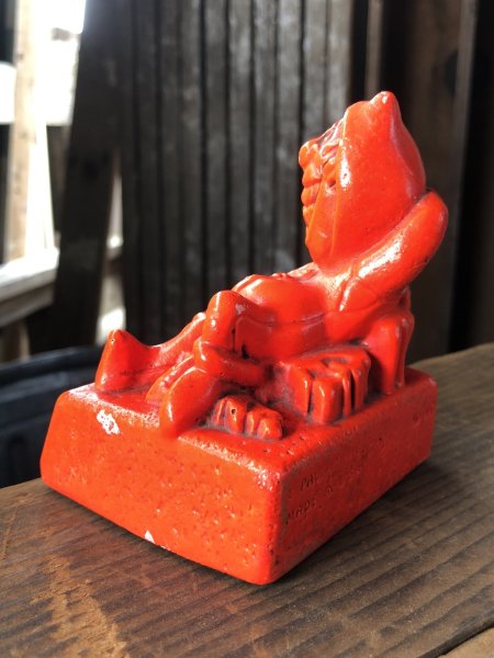 画像6: 60s Vintage Message Doll Red Devil " Keep Smiling " (R561)  (6)