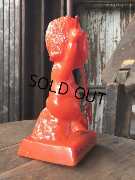 画像6: 70s Vintage Message Doll Red Devil " I'm a Horny Little Devil " (R562)  (6)