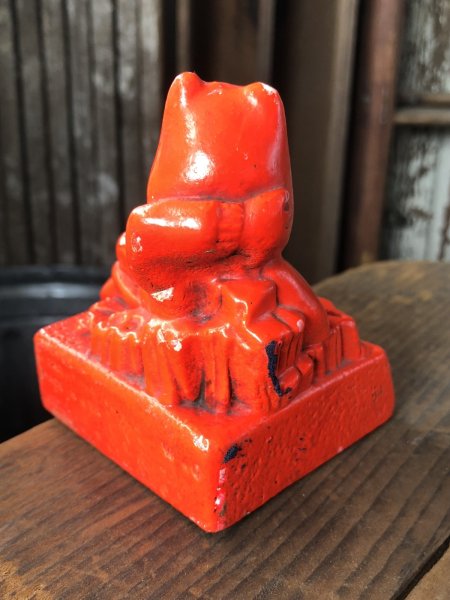 画像4: 60s Vintage Message Doll Red Devil " Keep Smiling " (R561)  (4)